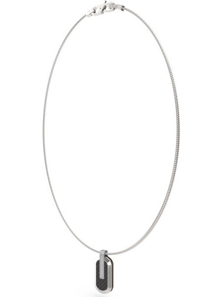 Guess Κολιέ από Ατσάλι Ασημί UMN04038JWSTBKT