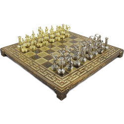 Τοξότες Σκάκι Μεταλλικό με Πιόνια 29x29cm 11265