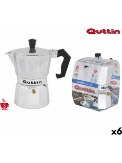 Quttin 105187 6 τμχ Μπρίκι Espresso 3Cups Inox