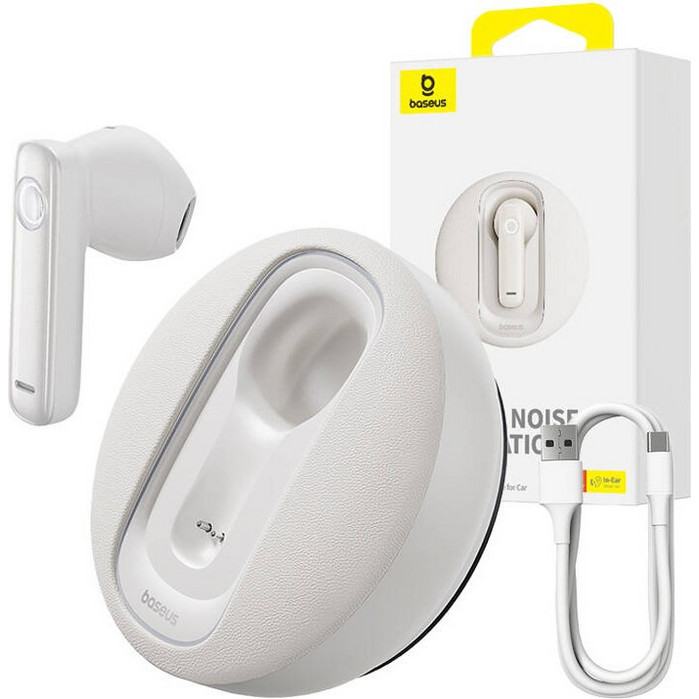 Baseus CM10 Ακουστικά Bluetooth Earbud White | BestPrice.gr