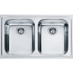 Franke Logica Line LLX 620 Ένθετος Νεροχύτης Inox Σατινέ Σατινέ 79x50cm