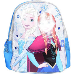 SunCe Frozen Σχολική Τσάντα Πλάτης Δημοτικού Γαλάζια FK100193