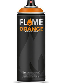 Flame Orange Σπρέι Βαφής Mustard Middle Ματ 400ml FO-621