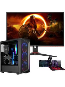 Vengeance Guardian-X1 Cooler Master Edition (i5-14400F/16GB/512GB SSD/GeForce RTX 4060 8GB/FreeDos) + AOC 27G2SAE