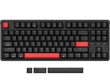 Keychron C3 Pro QMK/VIA Μηχανικό Gaming Πληκτρολόγιο TenKeyLess με Keychron Brown Διακόπτες RGB Black