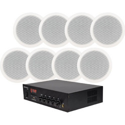 Adastra Smart Pack Medium AC6V + DM40 Σετ Παθητικά Ηχεία Οροφής 6W με Bluetooth Λευκά