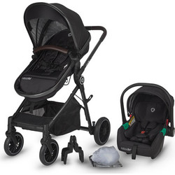 Smart Baby Ago Καρότσι Μωρού 3 σε 1 Black