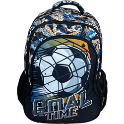 Back Me UP Soccer Σχολική Τσάντα Πλάτης Δημοτικού Πολύχρωμη 357-19031