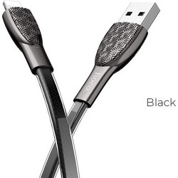 Hoco U52 Flat USB-A to Lightning Cable 1.2m Black U52