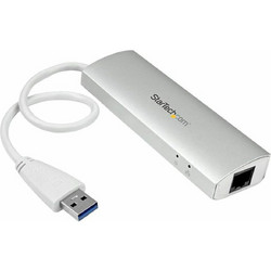StarTech ST3300G3UA USB Hub 3.0 USB-A με 4 Θύρες USB-A / Ethernet