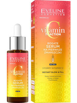 Eveline Vitamin 3X Action Instant Glow Fill Rich Serum 30ml