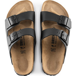 Birkenstock Arizona Δερμάτινα Ανδρικά Σανδάλια Ανατομικά Μαύρα 5119