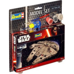 Revell Star Wars Millennium Falcon Συναρμολογούμενο Πλαστικό Μοντέλο Διαστημικού Οχήματος 1:241 63600