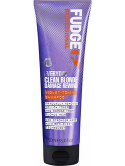Fudge Everyday Clean Blonde Damage Rewind Violet Σαμπουάν για Προστασία Χρώματος για Βαμμένα Μαλλιά 250ml