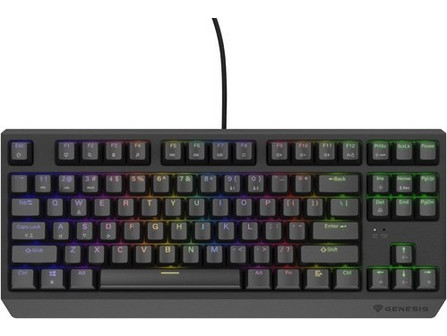 Genesis Thor 230 Μηχανικό Gaming Πληκτρολόγιο TenKeyLess με Outemu Red Διακόπτες RGB Black