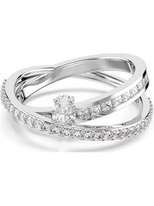 Swarovski Hyperbola Γυναικεία Δαχτυλίδια με Ζιργκόν 5691231 2τμχ