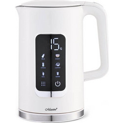 Feel-Maestro MR-024 Ανοξείδωτος Βραστήρας 1.7lt 2200W με Ρύθμιση Θερμοκρασίας Λευκός