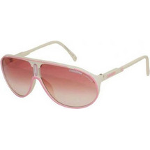 Carrera CUP 857TX Γυναικεία Γυαλιά Ηλίου Aviator Κοκάλινα Λευκά με Ροζ Polarized Φακό