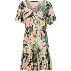 Roxy Sea Symphony Again Mini Καλοκαιρινό Καθημερινό Φόρεμα Floral Πολύχρωμο ERJWD03769-KVJ6