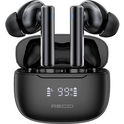 Recci REP-W77 Ακουστικά Bluetooth In Ear Black