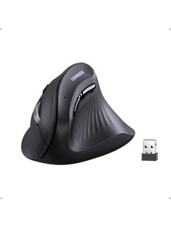Ugreen MU008 Ασύρματο Bluetooth Ποντίκι Vertical Black