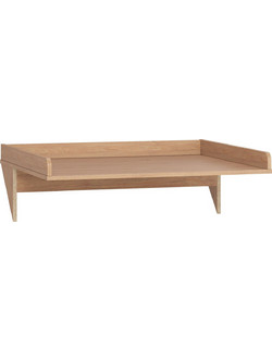 PoliHome Simple Βάση Αλλαξιέρας Μωρού Ξύλινη 90x77cm Καφέ