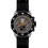 Aquadiver Force Master Ανδρικό Ρολόι Χρονογράφος με Μαύρο Καουτσούκ Λουράκι SS23086G15