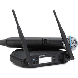 Shure GLXD24+/Beta58 Ασύρματο Δυναμικό Μικρόφωνο Χειρός 6.35mm