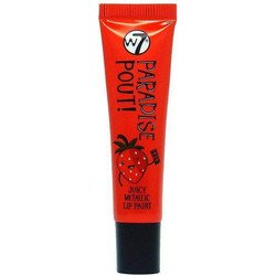 W7 Paradise Pout Juicy Metallic Sensuous Strawberry Lip Gloss 13ml