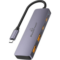 Powertech CAB-UC082 USB Hub 3.1 USB-C με 4 Θύρες USB-A / USB-C