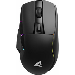 Sharkoon SGM50W Ασύρματο Gaming Ποντίκι RGB 6400 DPI Black