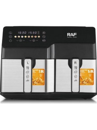 Raf R.5342 Air Fryer 9lt με Διπλό Κάδο