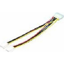 LogiLink CP0002 Καλώδιο Τροφοδοσίας 4-Pin Molex to 2 x 4-Pin Molex Female 0.15m Multicolor
