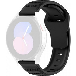Techsuit W050 Λουράκι Σιλικόνης Black (Universal 22mm)