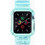Hurtel Θήκη Σιλικόνης με Λουράκι για Apple Watch 4 / 5 / 6 / SE 38mm Διαφανής Γαλάζια