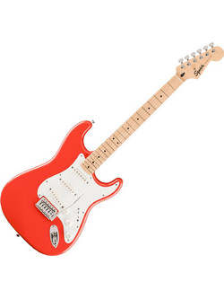 Fender Squier FSR Sonic Ηλεκτρική Κιθάρα ST Style με SSS Μαγνήτες και Ταστιέρα Maple Fire Red