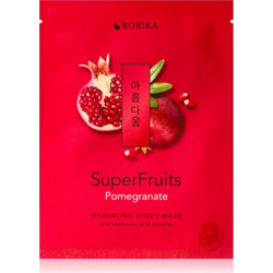 Korika Super Fruits Pomegranate Hydrating Sheet Mask 25gr