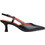 Tamaris Γόβες Slingback Δερμάτινες με Λεπτό Χαμηλό Τακούνι Μαύρες 1-29504-42-001