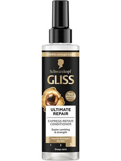 Schwarzkopf Gliss Ultimate Leave In Conditioner Spray για Επανόρθωση 200ml