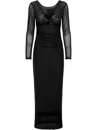 Only Paris Maxi Φόρεμα για Γάμο / Βάπτιση Μαύρο 15331585