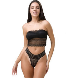 Luna Σουτιέν Strapless με Ελαφριά Ενίσχυση χωρίς Μπανέλα Μαύρο 14150