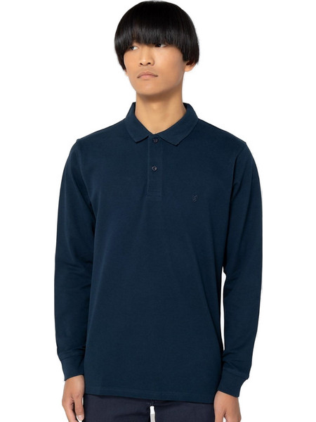 The Bostonians Ανδρική Μπλούζα Polo Μακρυμάνικη Navy Μπλε 3PL0001-690