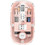 NOD Cyberpink Ασύρματο Bluetooth Ποντίκι Transparent Pink