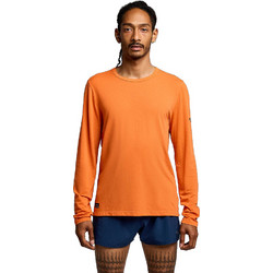 Saucony Stopwatch Ανδρικό Αθλητικό T-Shirt Πορτοκαλί SAM800379-SCH