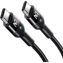 Mcdodo CA-7860 Braided Spiral USB-C to USB-C 60W 1.8m Black 6921002678605