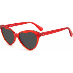 Kate Spade VELMASC-9AF7IR Γυναικεία Γυαλιά Ηλίου Πολυγωνικά Κοκάλινα Κόκκινο με Μαύρο Φακό