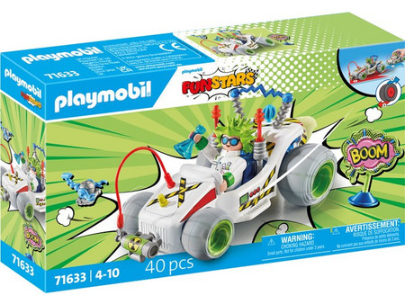 Playmobil Funstars Crazy Kart Τρελός Επιστήμονας για 4-10 Ετών 71633
