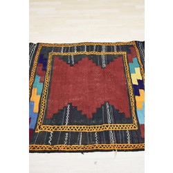 Sprintzio Persian Kilim Χειροποίητο Χαλί Ορθογώνιο Κιλίμι 4 Εποχών Μάλλινο 106x100cm Red