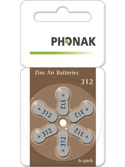 Phonak 312 6τμχ