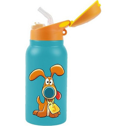 iDrink J Dog Παιδικό Παγούρι Θερμός Ανοξείδωτο Γαλάζιο 350ml
